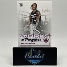 Rob Dillingham 2024-25 Panini Court Kings RC Works in Progress Purple #82/99 #21