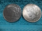 US 1923,24 Peace Dollar 2 Coin Lot.....