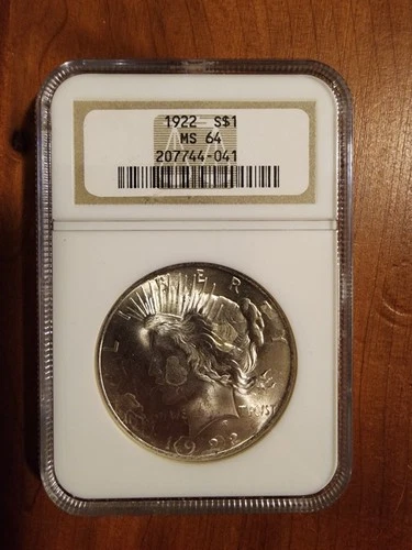 1922 Peace dollar NGC MS64