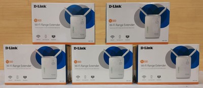 Lot of 5 D-Link - N300 Wi-Fi Range Extender - White DAP-1330 P/N BAP1330LNA...A1