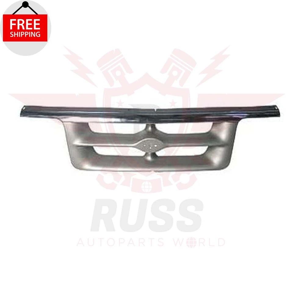 New Front Grille & Grille Molding Chrome set 3pc Fits 1995-1997 Ford Ranger 4WD - Image 3 of 4