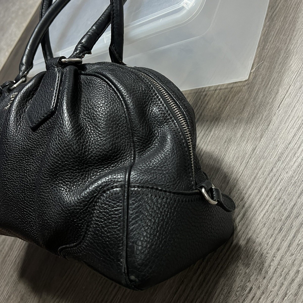 Prada Leather Tassel Bowling Bag | eBay