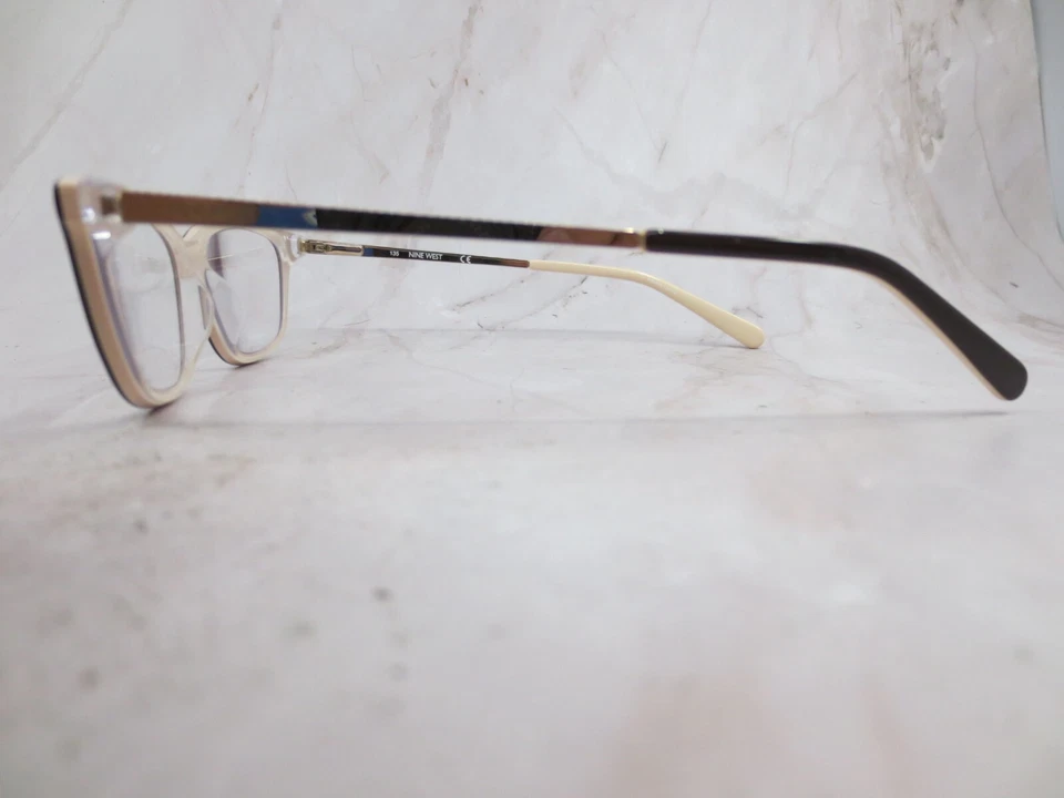 Marco de gafas Nine West NW5157-254 para mujer borde completo de plástico granate 50-15-135 Foto 3 de 4