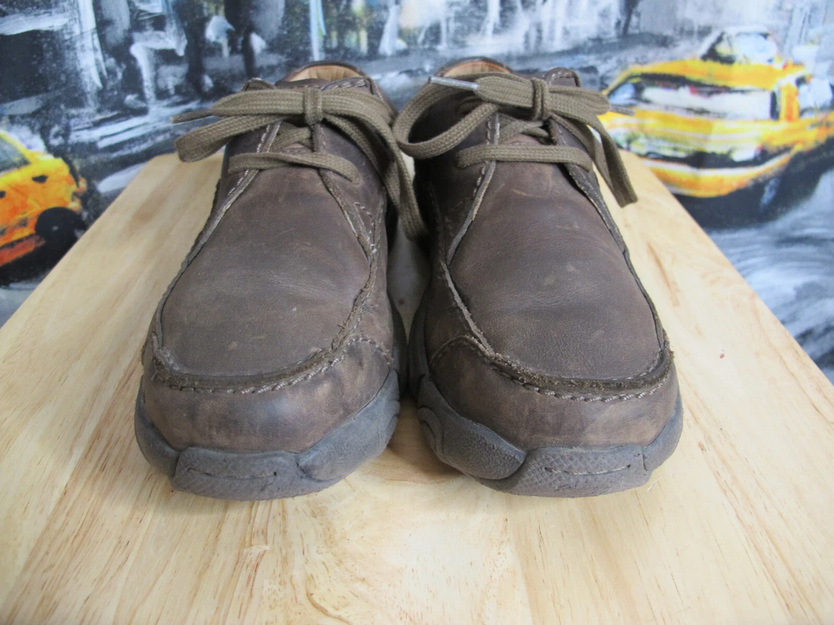 Mens CLARKS Active Air Movers Brown Leather Lace up Derby Shoes UK