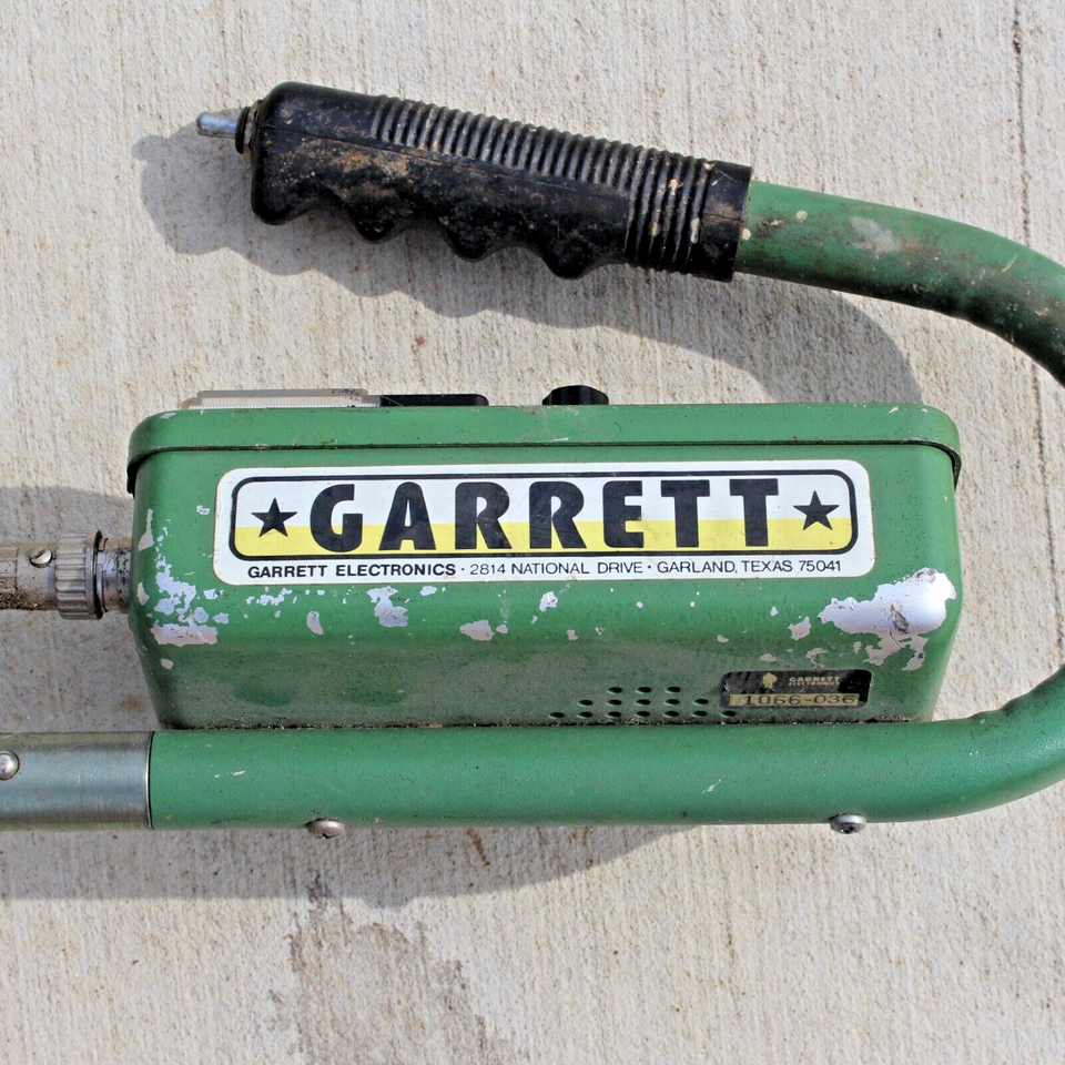 Vintage Garrett Metal Detector The American VLF TR S3 Groundhog Co
