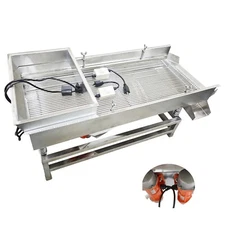 110V 5mm Long Strip Screen Vibrating Screen Stainless Steel JG40-95 80W*2
