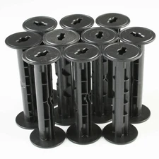Lot of 10 Empty Spools -120 Take-Up Spool - DIY Bulk Loading/Crafting/Respooling