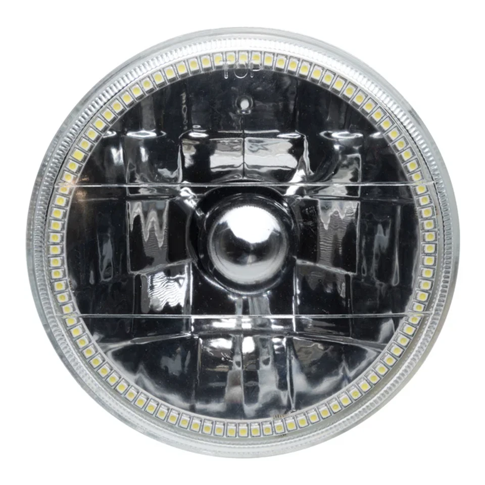 Oracle Lighting 5.75" Round Headlight W / Red SMD Halo Pre - Installed #6904-003 - Image 4 of 4