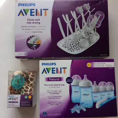 Philips Avent Natural Baby Bottles Newborn Gift Set NEW