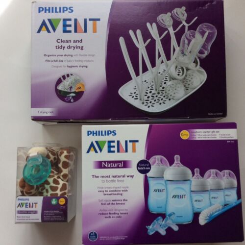 Philips Avent Natural Baby Bottles Newborn Gift Set NEW - Picture 1 of 3