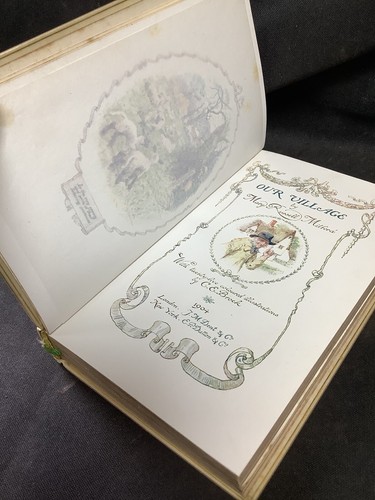 * Bumpus Vellum Binding 1904 Our Village By Mary Mitford Very Good - Picture 10 of 16