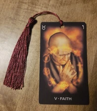 Hierophant/Faith- DreamTarot Bookmark Oracle Card Art Deck Gift,Purified&Charged