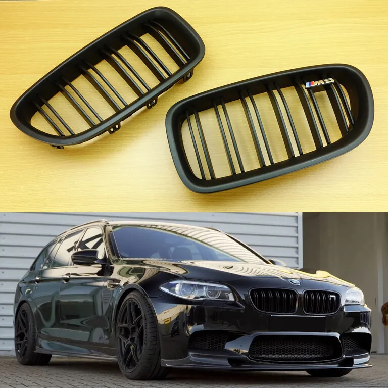  Rejilla frontal negra mate M5 Look 528i 535i 550i Sedan Wagon 2011-2015 BMW F10 |  ebay
