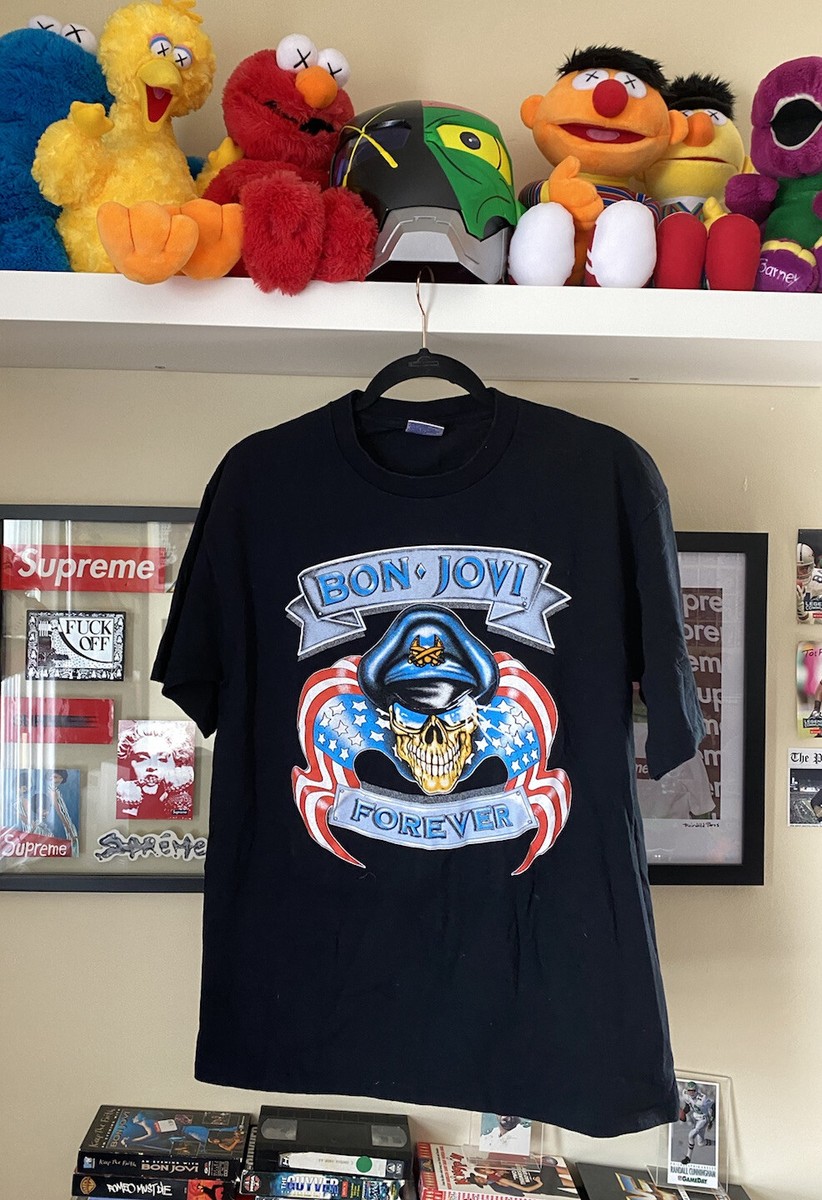 vintage Bon Jovi Tour Shirt Single Stitched 90s All Sport
