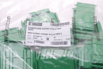 07.6660000 lot 50 pieces Italtronic base element xt72b45 stock in Italy
