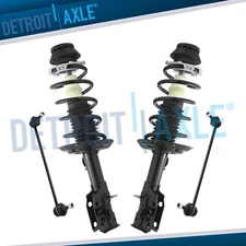 Front Struts w/ Coil Spring Assembly Sway Bars Kit for 2011 - 2015 Honda CR-Z