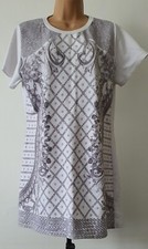 Womens Boohoo White Jersey Dress Size 14