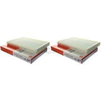 2X Mahle / Knecht LA 307 Filter Innenraumluft Pollenfilter Innenraumfilter