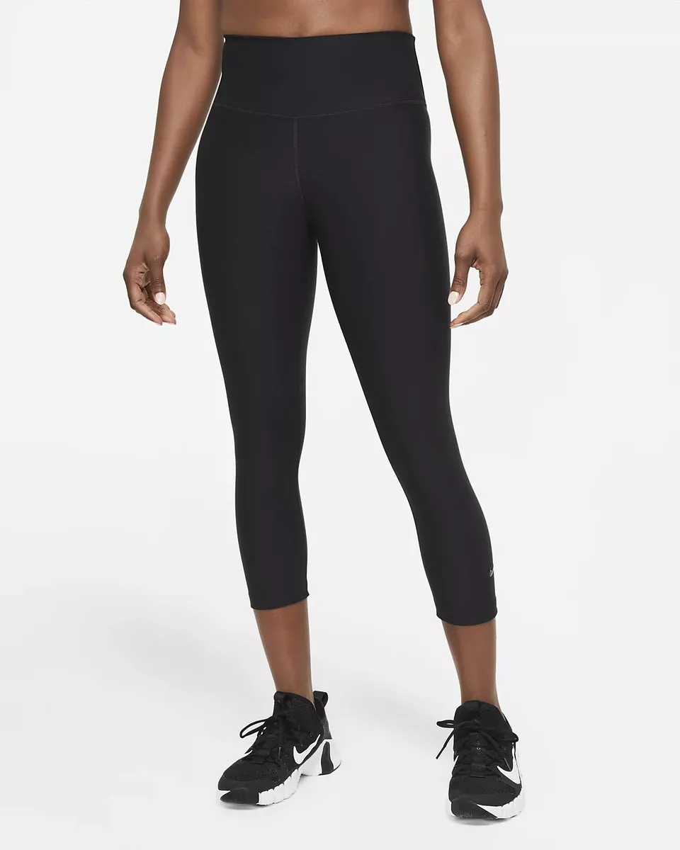 Nike Sculpt Women's High-Waisted Cropped Training Leggings BQ3557 - Black -  M