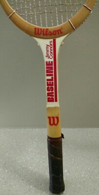 Lot De 2 Raquettes Tennis Vintage Wilson - Jimmy Connors Advisory Staff & Baseline - 4 1/2