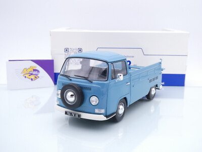 Solido S1809403 # Volkswagen VW T2 Pick-Up Baujahr 1968 '' petrolblau '' 1:18 NEU