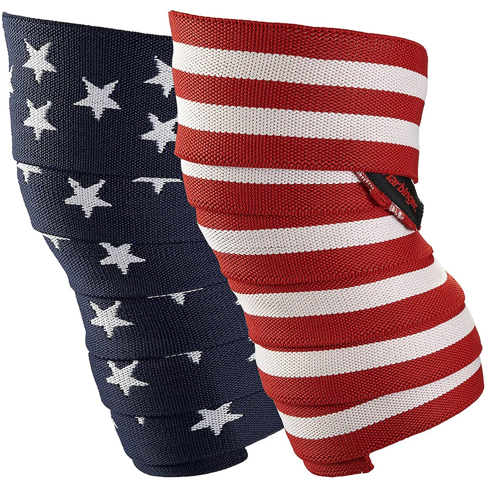 Harbinger 78" Red Line Weight Lifting Knee Wraps - Image 1 of 1