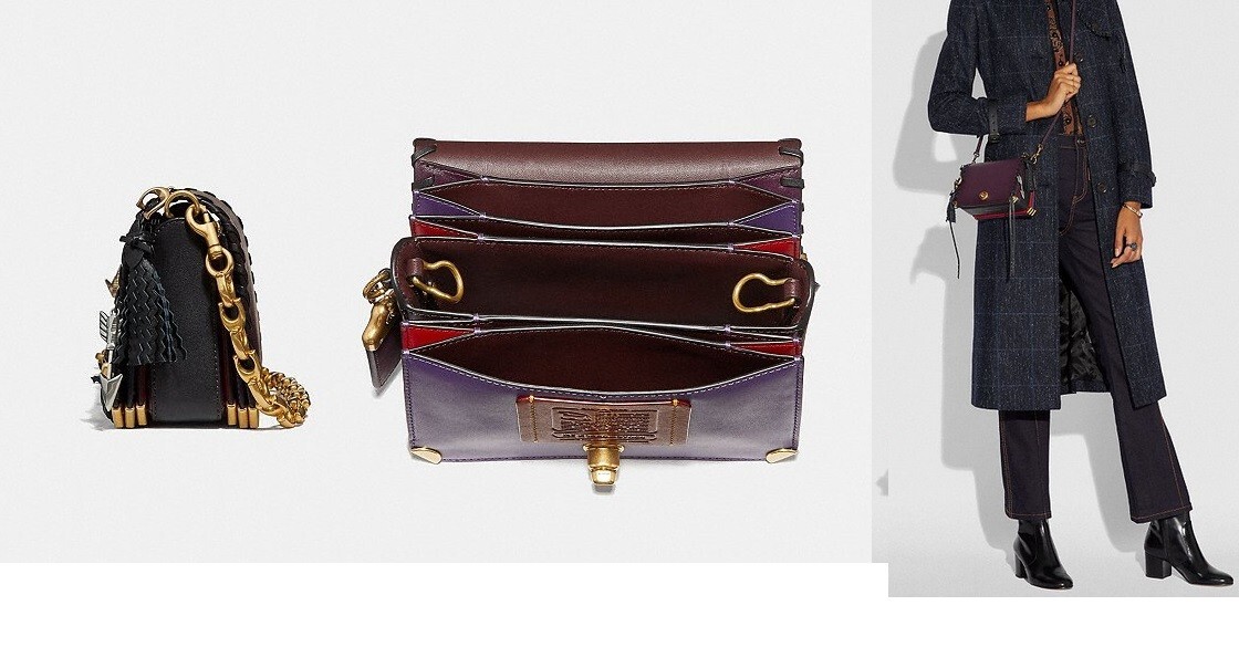 Coach ◆ 37064 Dinky 19 With Charms COACH 37064 Dinky 19 With Charms Plum Multi NWT | eBay