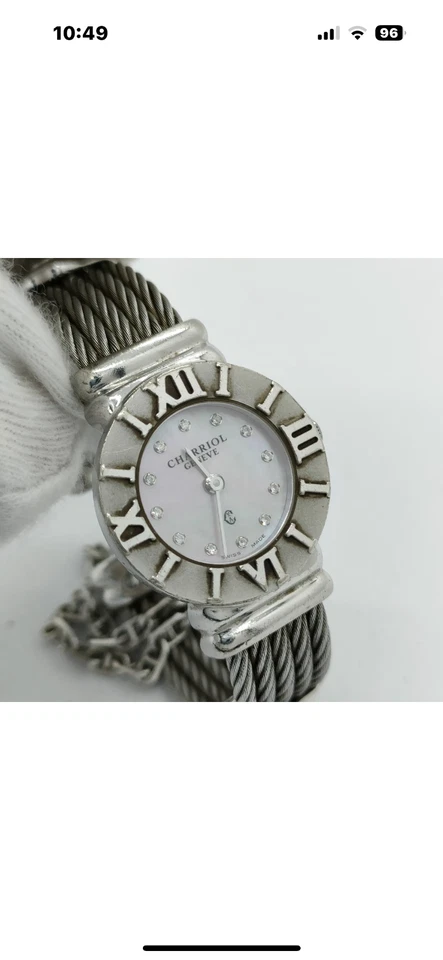 RELOJ PHILLPPE CHARRIOL 028R PLATA, TROPEZO ACERO INOXIDABLE Foto 3 de 4