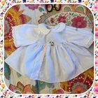 Darling Rare Vintage Cabbage Patch Kids Girl Doll TriAng White Dress Pink Detail