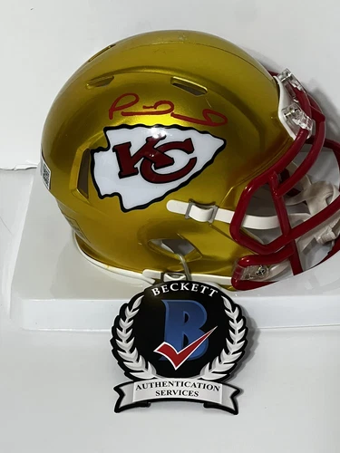 Patrick Mahomes Signed Flash Mini Helmet Beckett Witnessed Authenticated