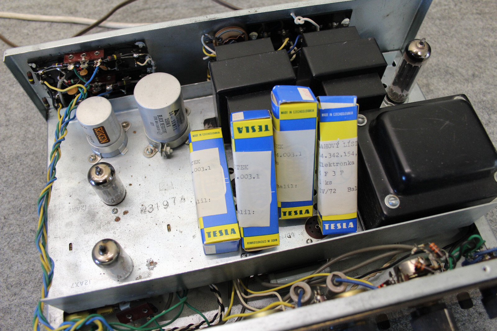 vintage Calrad SA30B Tube Stereo Integrated Amplifier 6BM8 12AX7 eBay