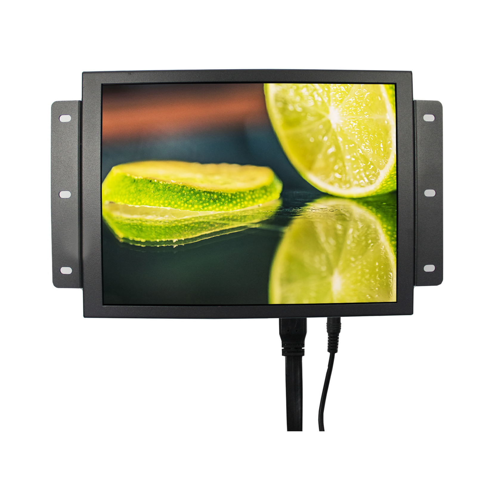 10.4inch 800x600 LCD Monitor VS104ZJ01 H-D VGA DVI Video Input with Bracket