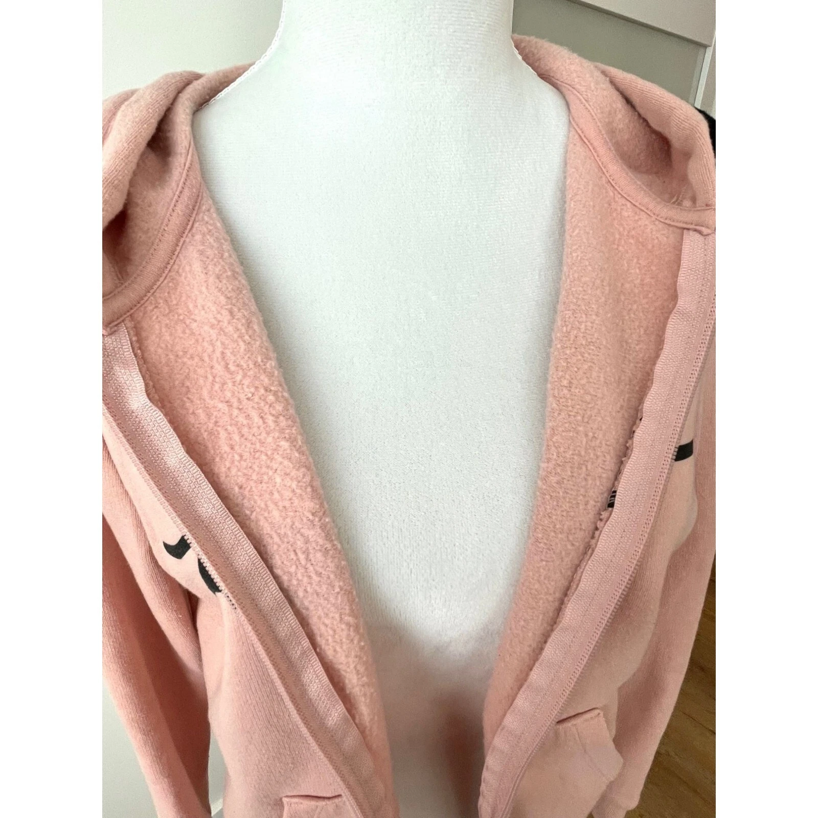 UNDERCOVER Felpa con cappuccio ROSA Victoria's Secret PICCOLA Felpa Rosa Chiaro French Terry