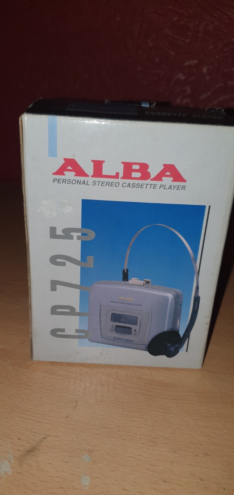 Vintage Alba CP725 Cassette Player Walkman Personal Stereo Complete