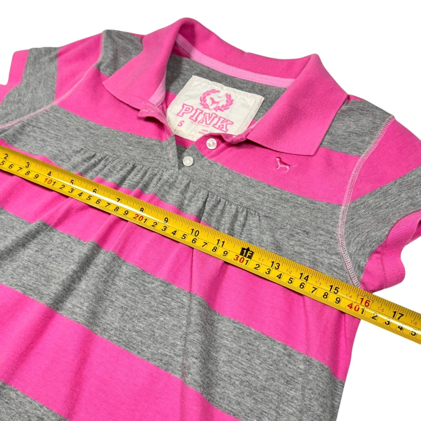 UNDERCOVER Abito T Shirt Y2K ROSA Victoria’s Secret Tg.S Rosa Grigio Spiaggia Coquette Preppy