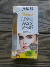 🌹Nad's Natural Precision Eyebrow WAX WAND Brows Lip & Chin Gel Honey Wax 6g
