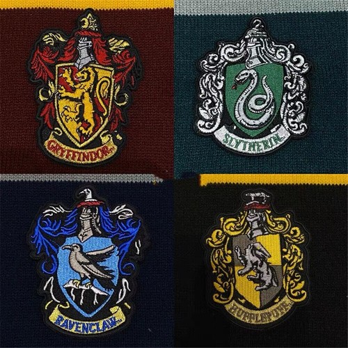 Unisex Warm Scarf Hufflepuff Harry-Potter Gryffindor Slytherin Raveclaw Scarves - Picture 3 of 16