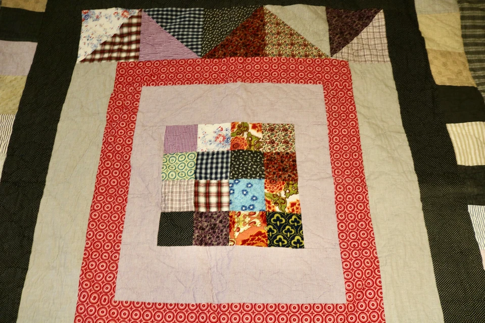 Semiologie by A.P.C. quilt blanket CENTER CHECK AA 006 2011 - Image 3 of 4