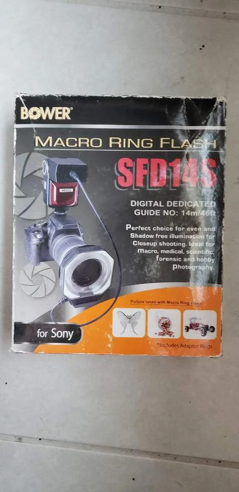 Bower SFD14C Digital Macro CloseUp RingLight Flash fits CANON i-TTL DSLR Camera  - Image 3 of 4