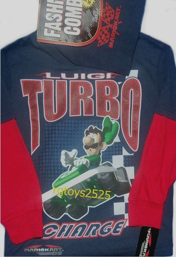 Super Mario LUIGI Long Sleeve T-Shirt 