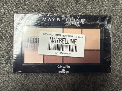 2 New Maybelline New York The City Eyeshadow Palette. Matte About Town [480]