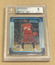 2003-04 Bowman Chrome #123 Lebron James RC BGS 9 W/2 9.5's $919.99