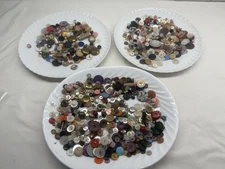 Lot of Antique and Vintage Buttons Grandmother's Estate 1.25 LBS