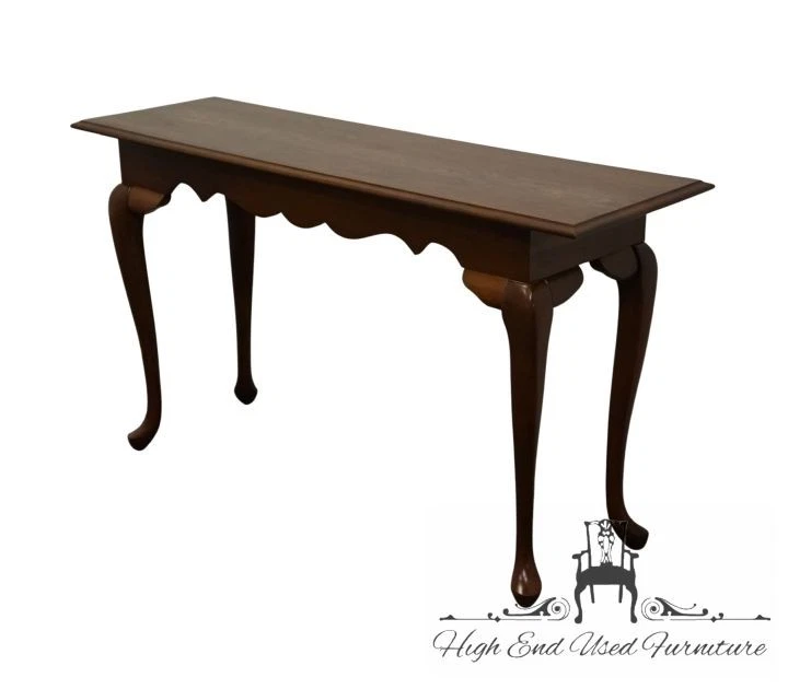 BROYHILL FURNITURE Solid Cherry Traditional Style 52" Accent Sofa Table 794-2608 - Image 2 of 4