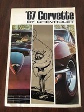 Original 1967 Chevrolet Corvette Sting Ray & Convertible Sales Brochure Catalog 
