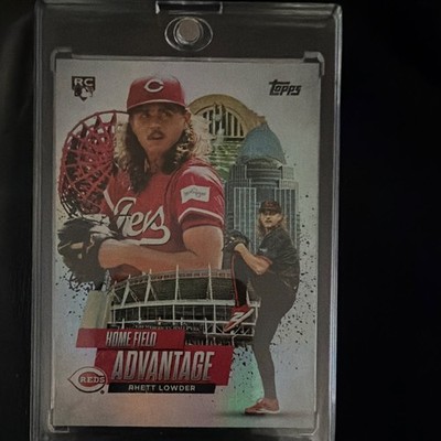2025 Topps Series 2 Home Field Advantage Rookie Rhett Lowder Reds #HA-20