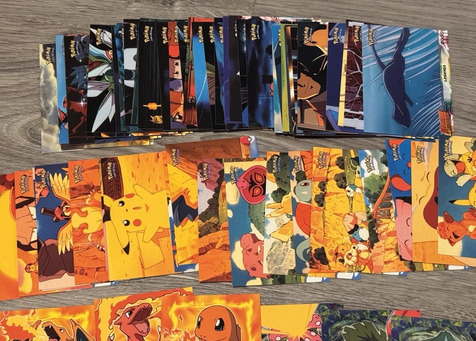 1999 Topps Pokemon The First Movie Complete 72/72 Card Set Mewtwo Strikes Back - Image 3 of 3