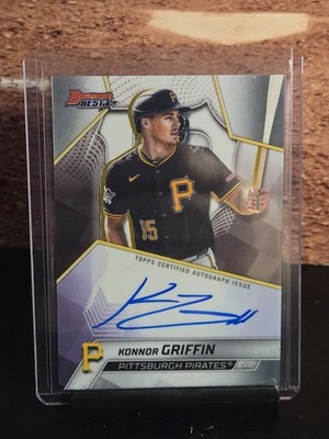 Topps 2025 Bowman's Best Konnor Griffin Best 2025 Autograph Pirates B25-KG Read