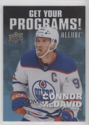 2023 Upper Deck Allure Get Your Programs Achievement 43/50 Connor McDavid 0t9q