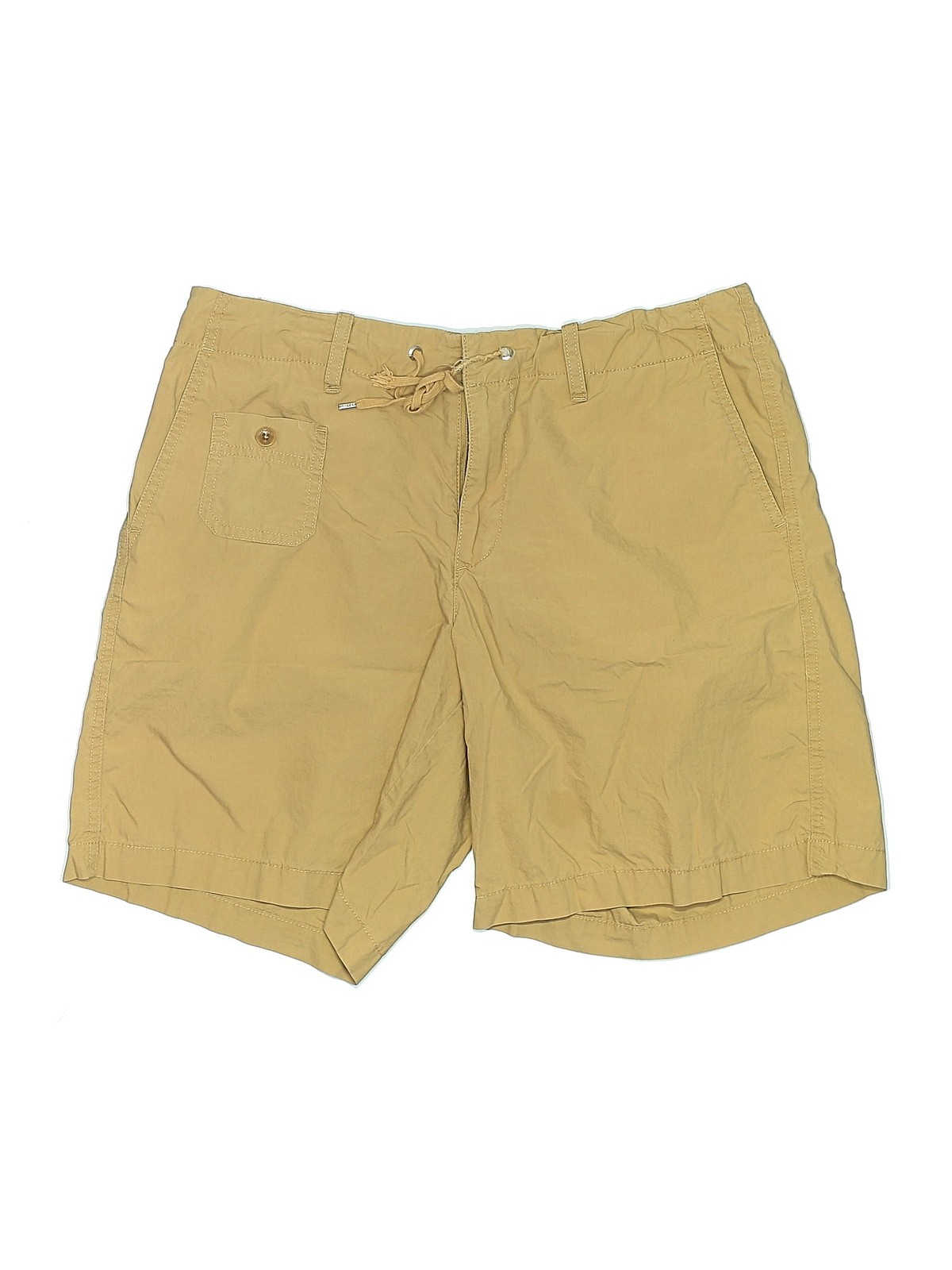 Lauren by Ralph Lauren Women Brown Khaki Shorts 12
